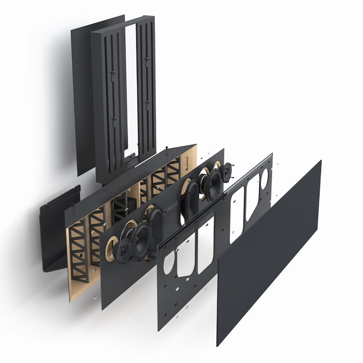 Canvas HiFi 75" Speaker Audio System (Black)