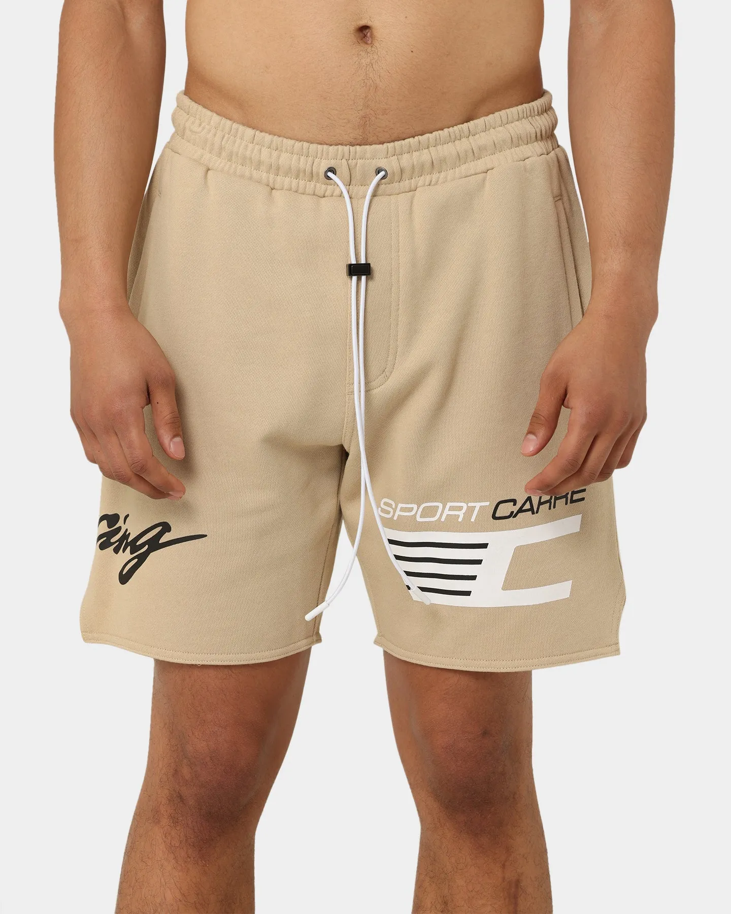 Carr?? Automobile Sweat Shorts Stone