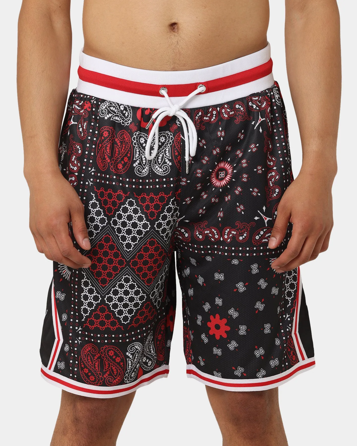 Carr?? Bandana Ultra Basketball Shorts Black/Red