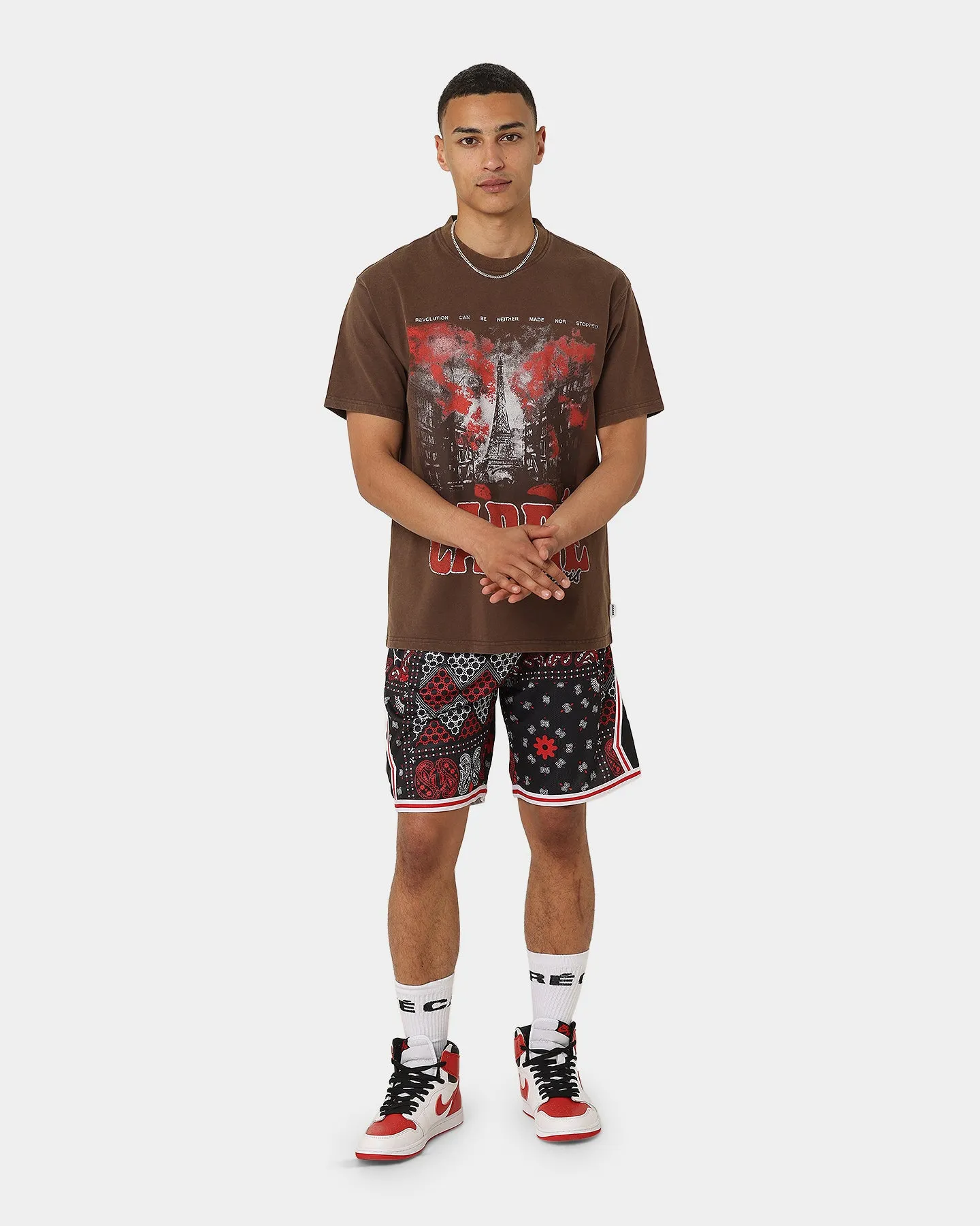 Carr?? Bandana Ultra Basketball Shorts Black/Red