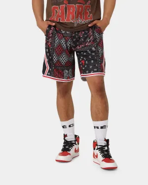 Carr?? Bandana Ultra Basketball Shorts Black/Red