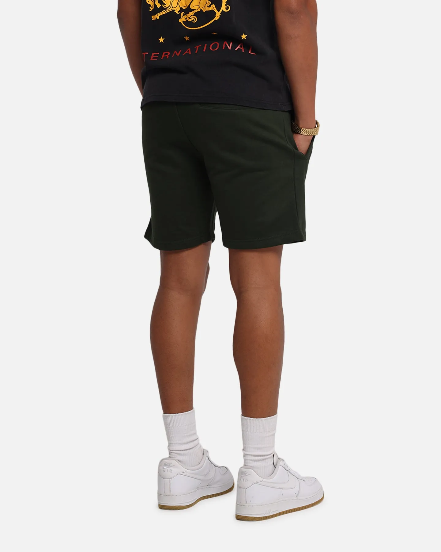 Carr?? Blanc Classic Sweat Shorts Dark Green