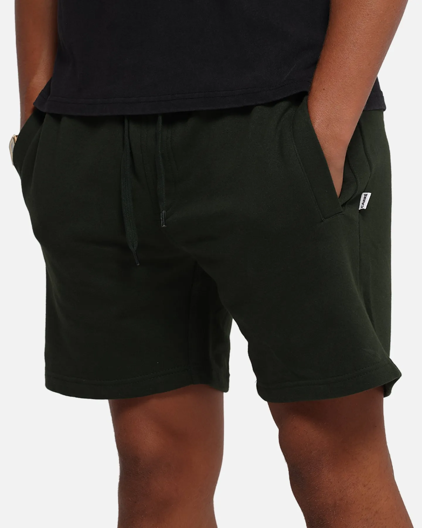 Carr?? Blanc Classic Sweat Shorts Dark Green