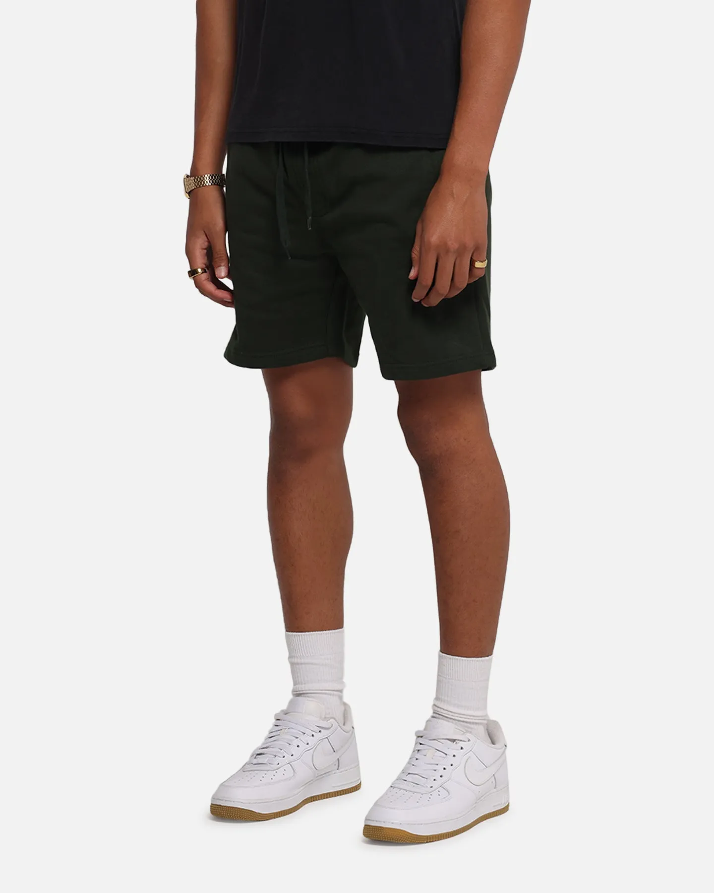 Carr?? Blanc Classic Sweat Shorts Dark Green