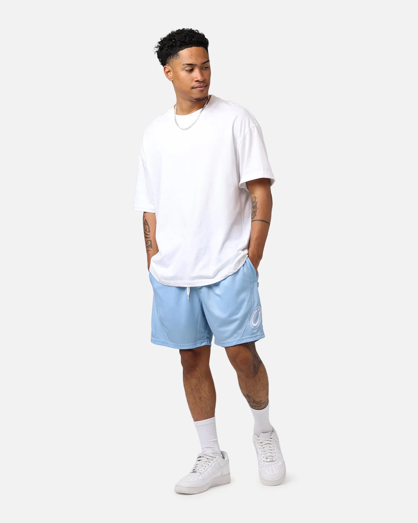 Carr?? C-Star Mesh Basketball Shorts Light Blue