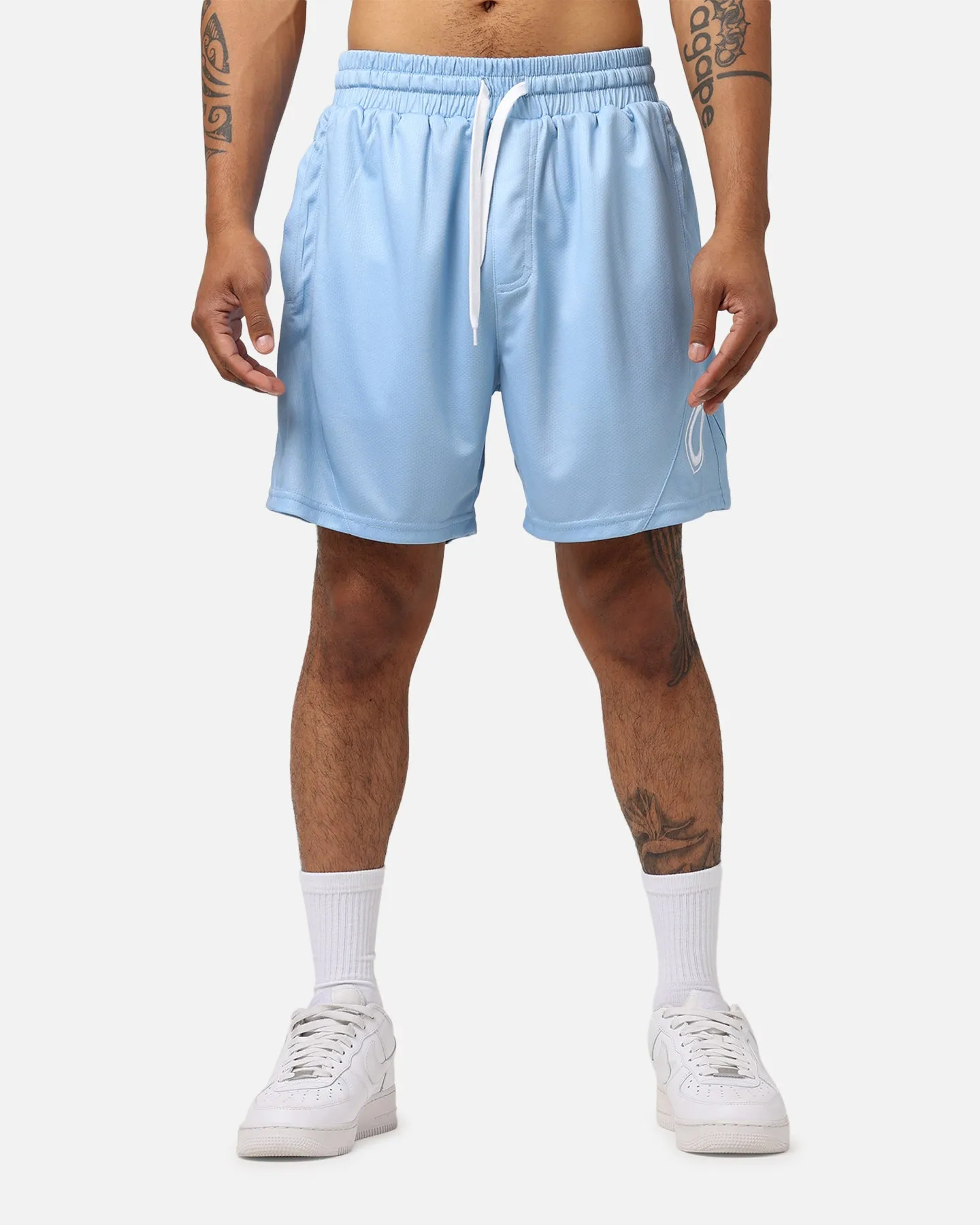 Carr?? C-Star Mesh Basketball Shorts Light Blue