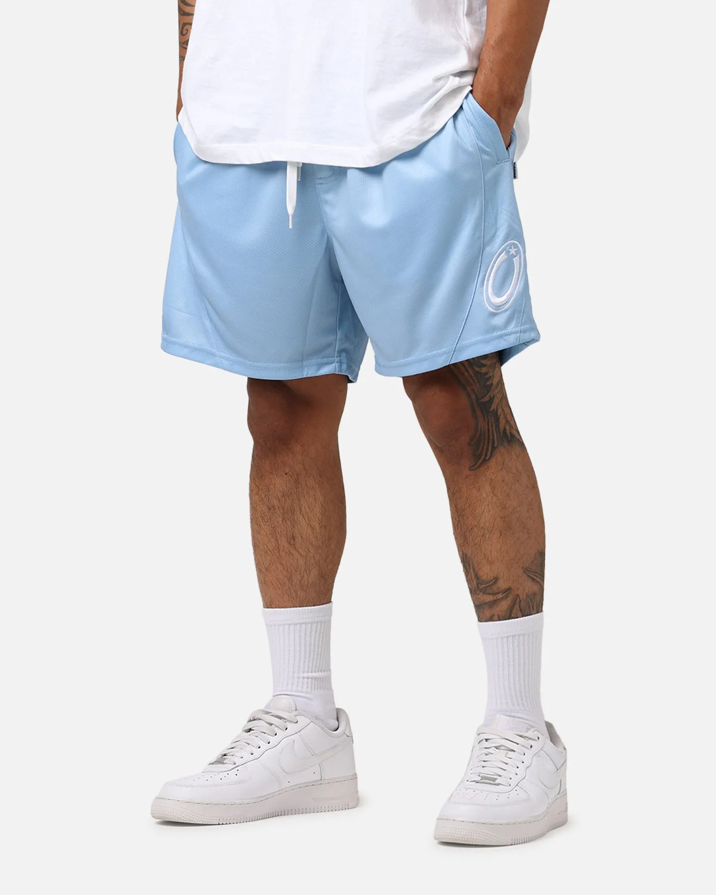 Carr?? C-Star Mesh Basketball Shorts Light Blue