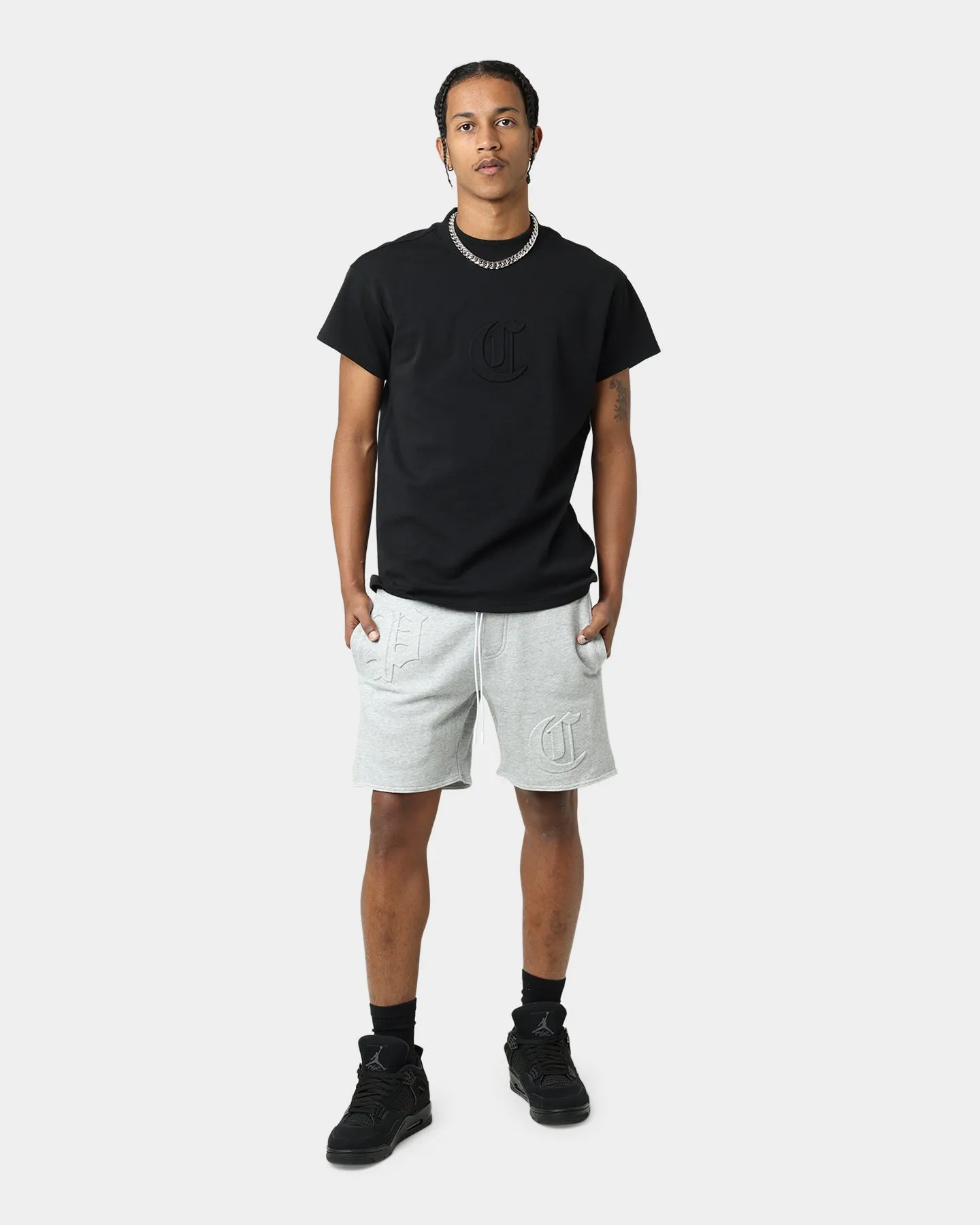 Carr?? CP Sweat Shorts Grey Marle