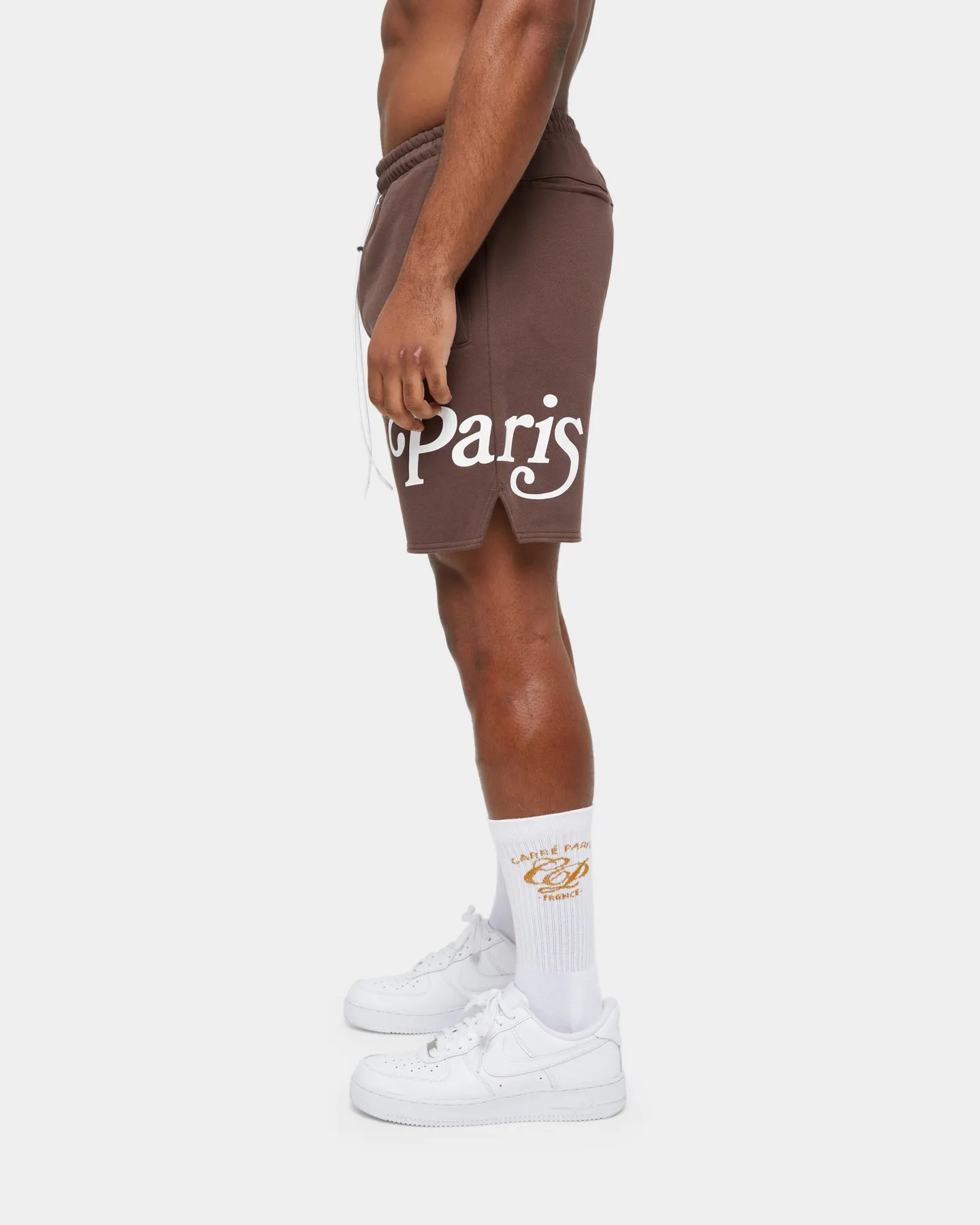 Carr?? Volle Sweat Short Dark Brown