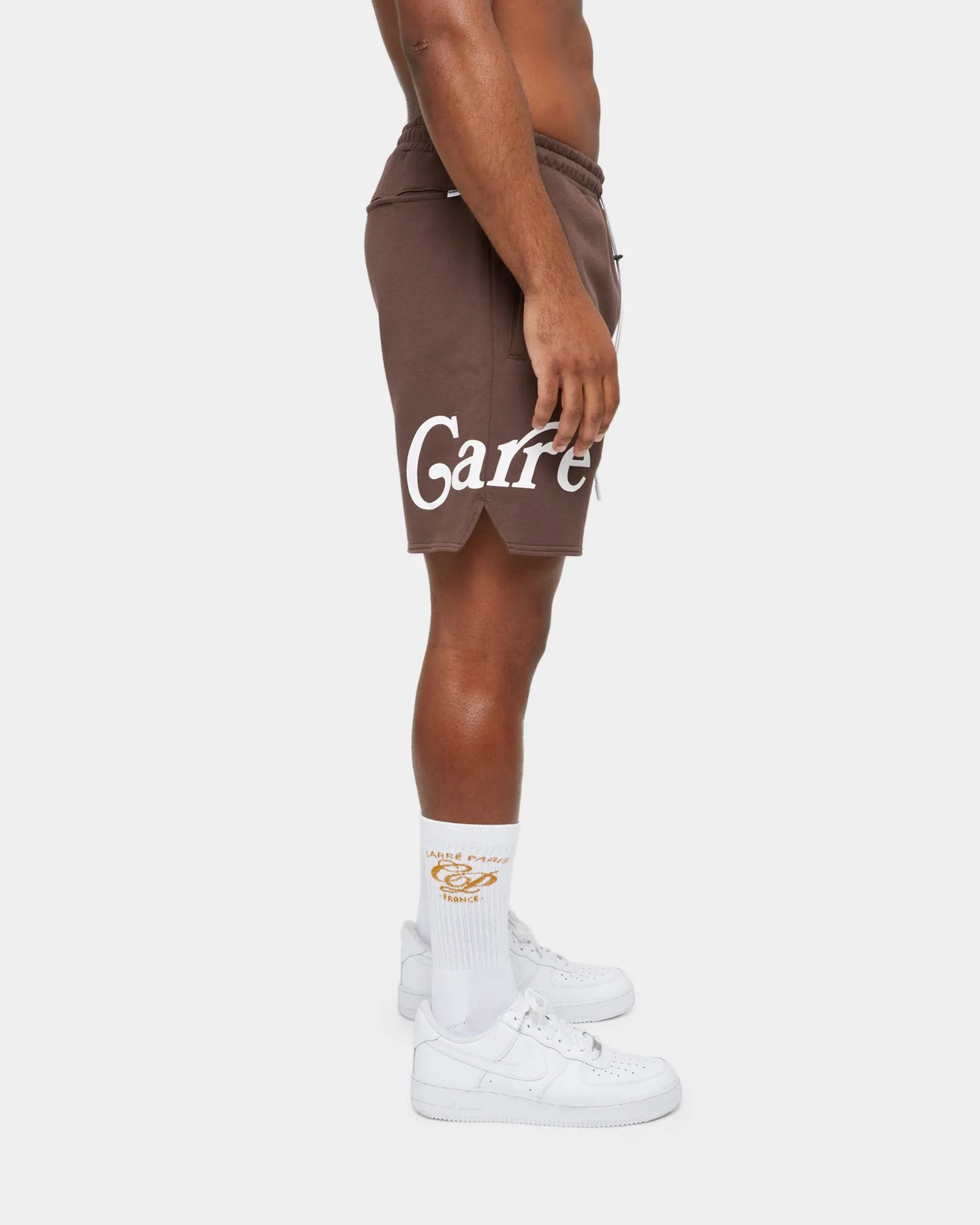 Carr?? Volle Sweat Short Dark Brown