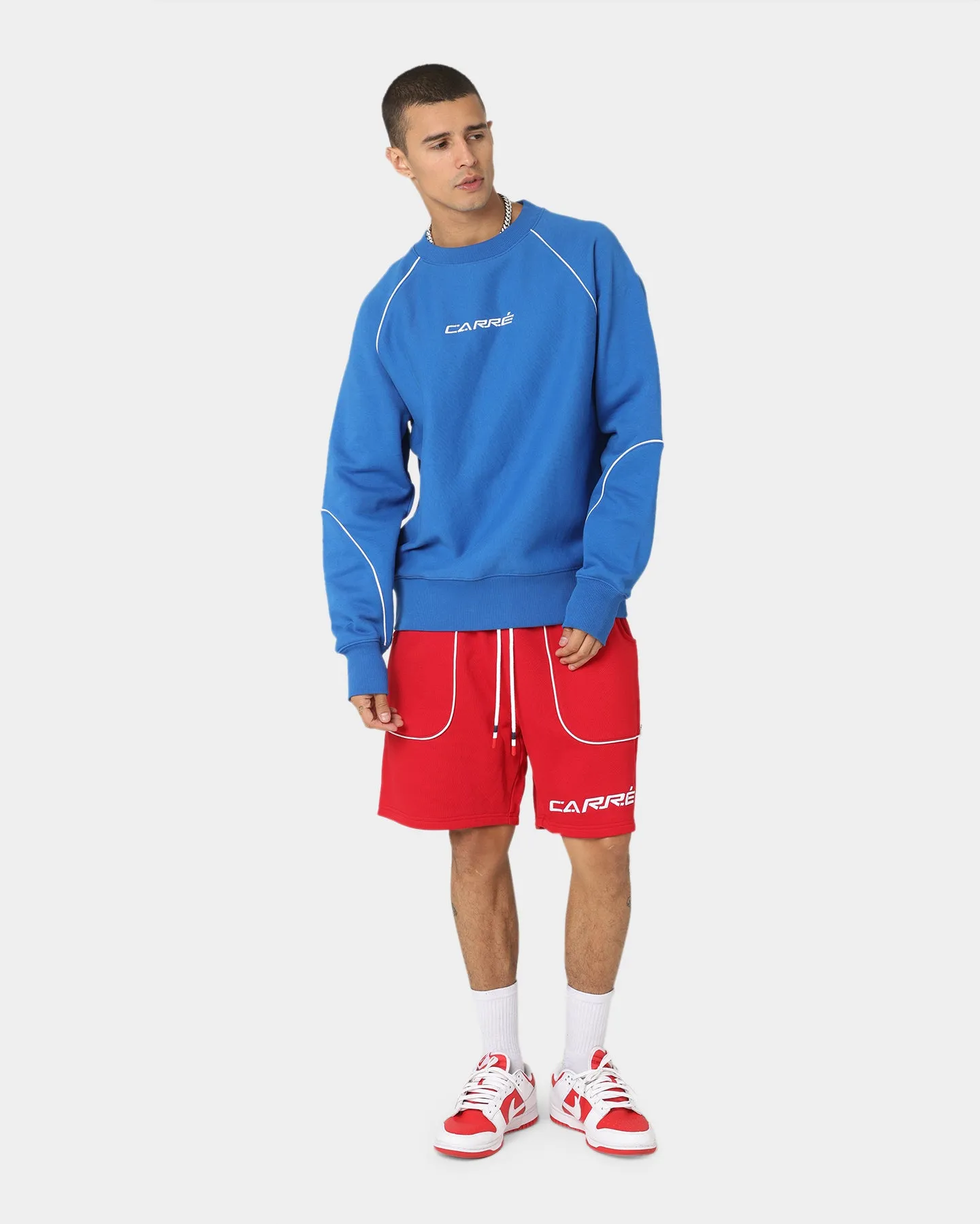 Carre Ange Track Shorts Red