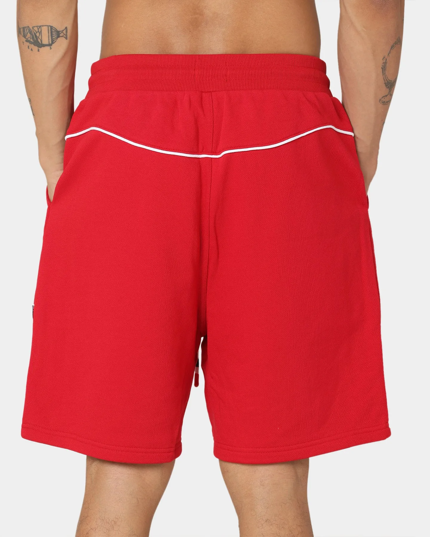 Carre Ange Track Shorts Red