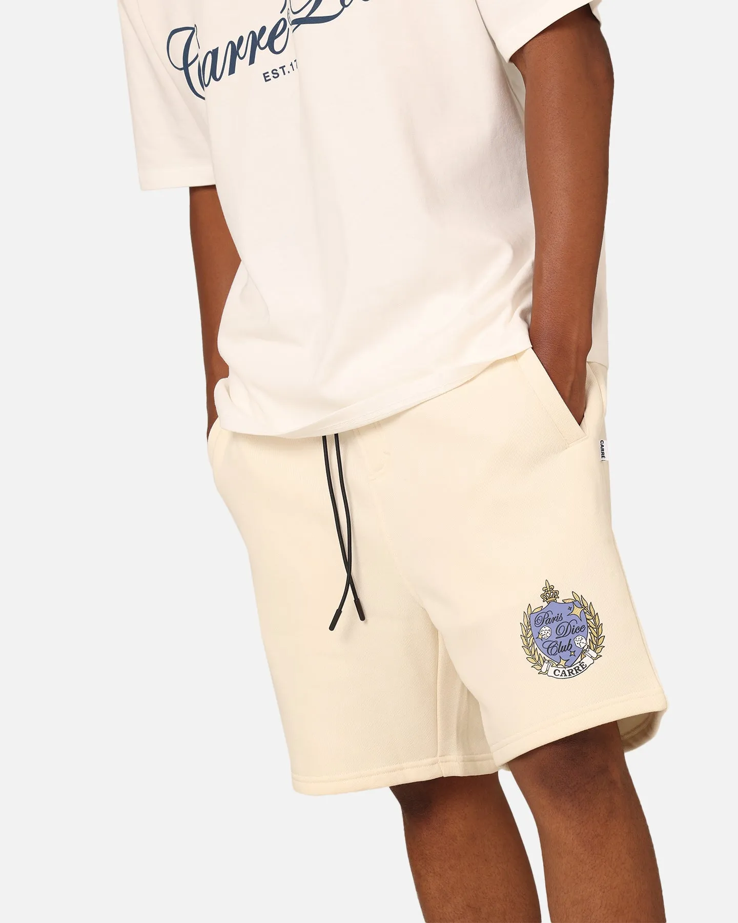 Carre Dice Club Sweat Shorts Off White