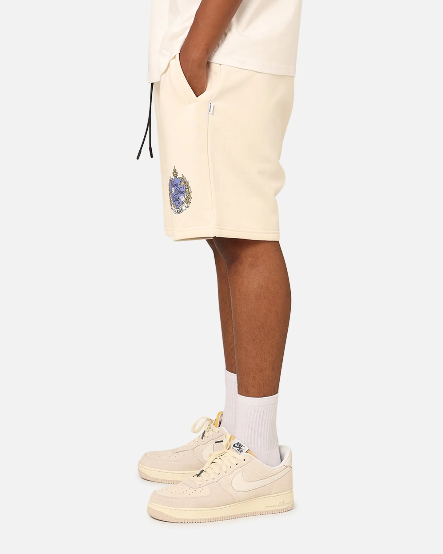 Carre Dice Club Sweat Shorts Off White