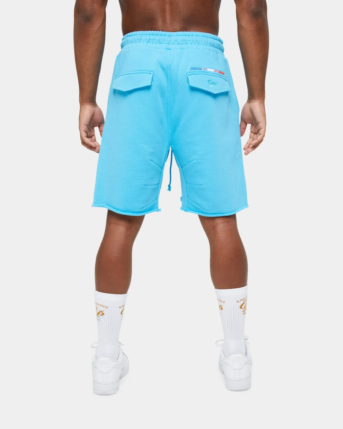 Carre Forme Sweat Shorts Baby Blue
