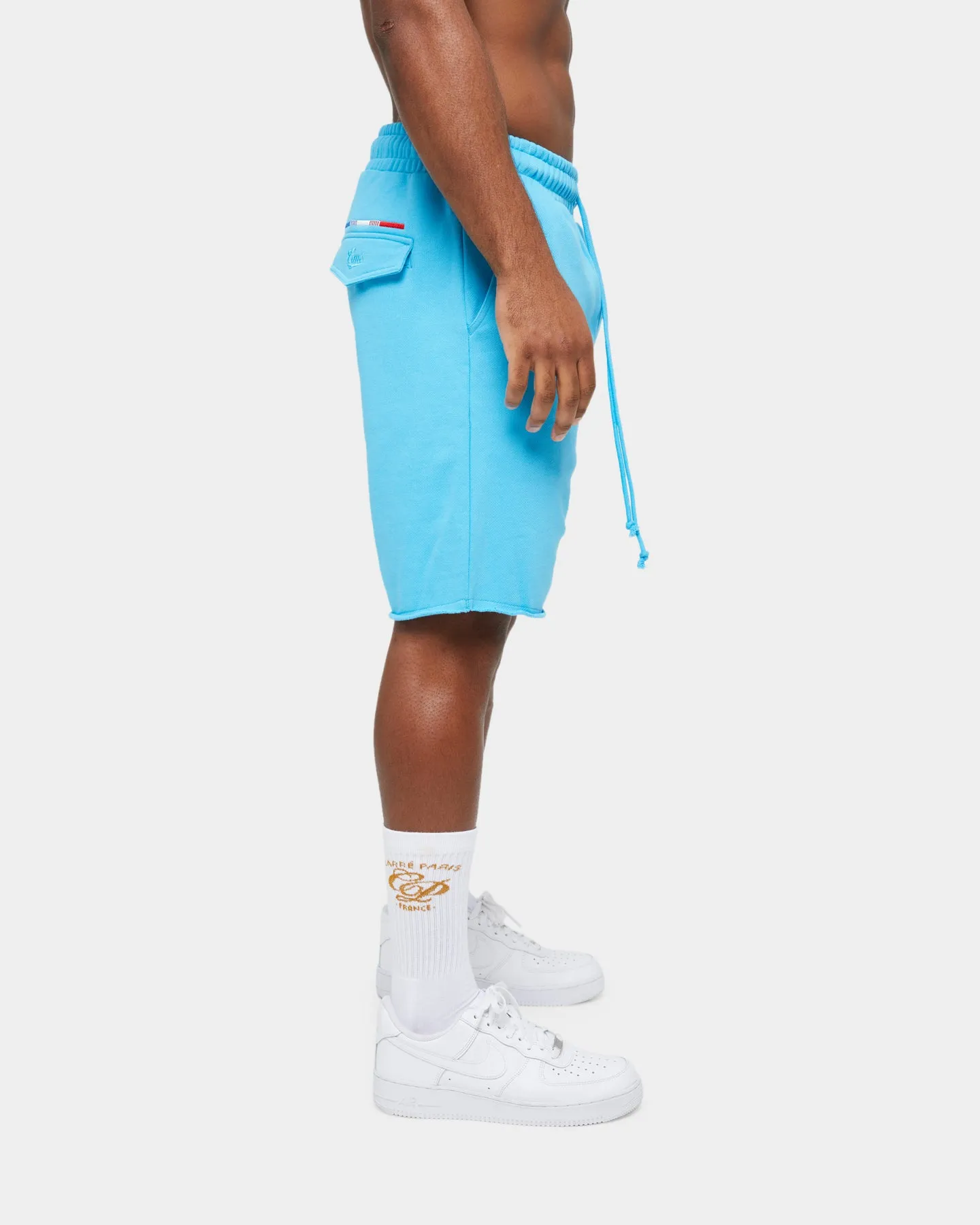 Carre Forme Sweat Shorts Baby Blue