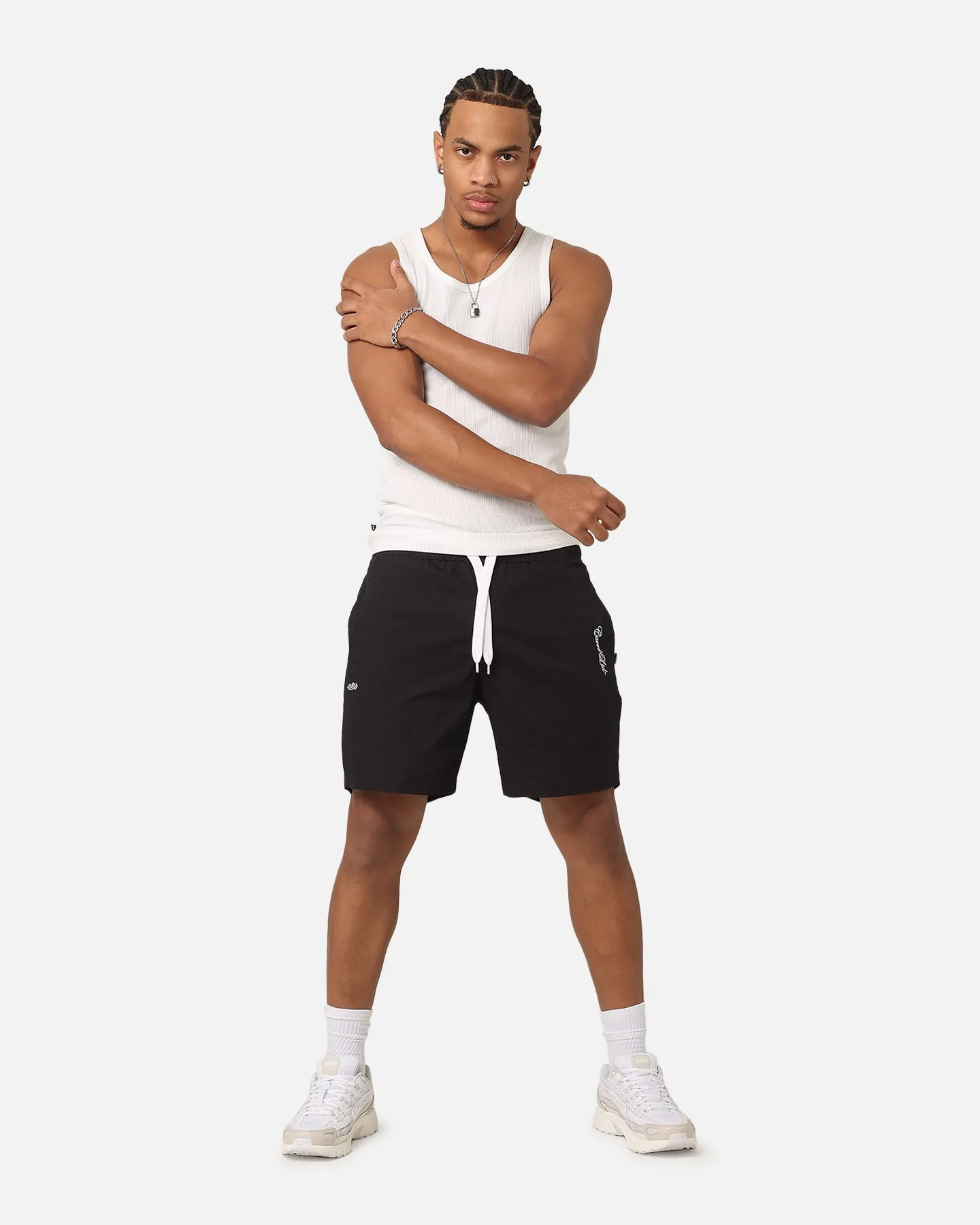 Carre Rosebud Beach Shorts Black