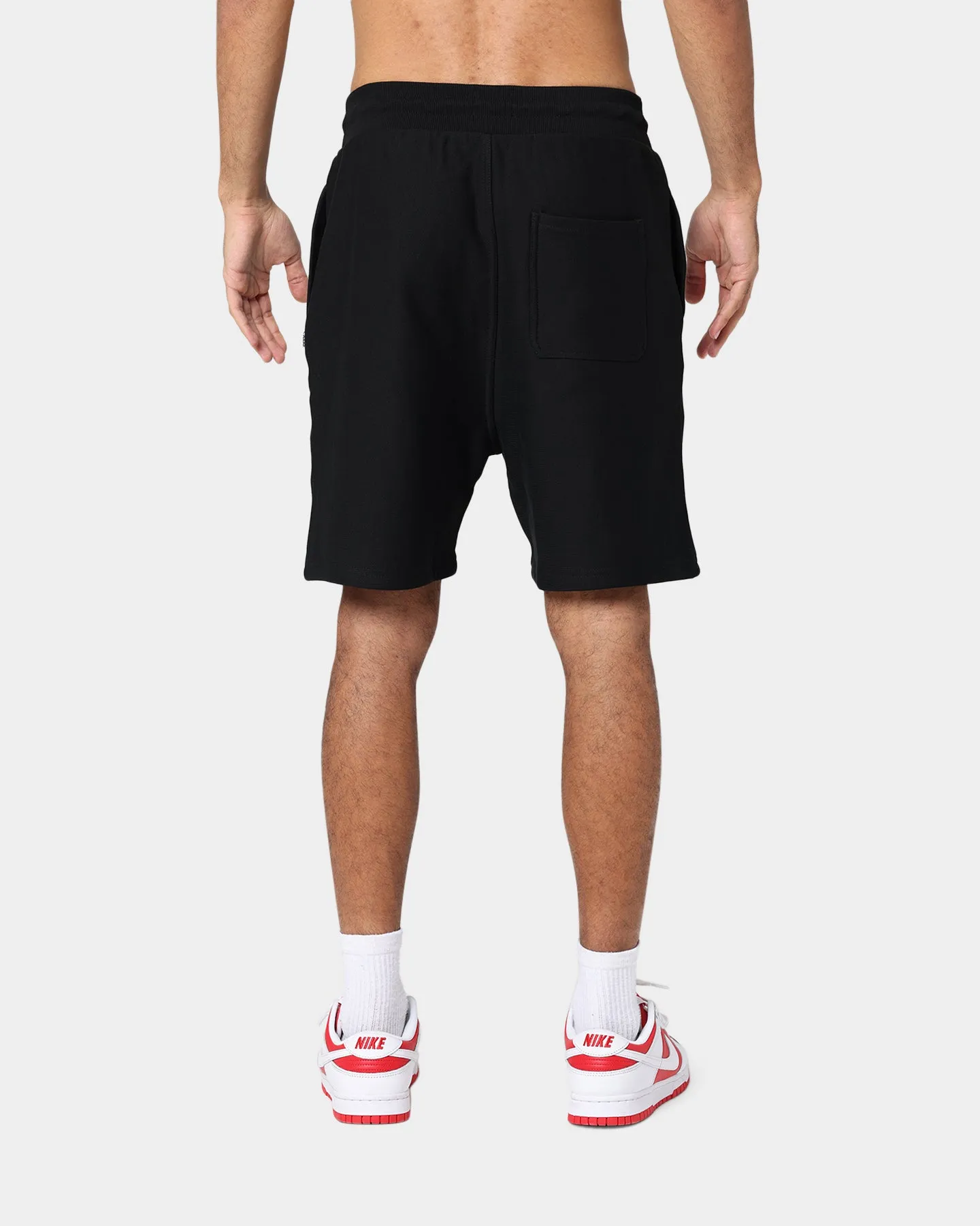 Carre Volle Rose Sweat Shorts Black
