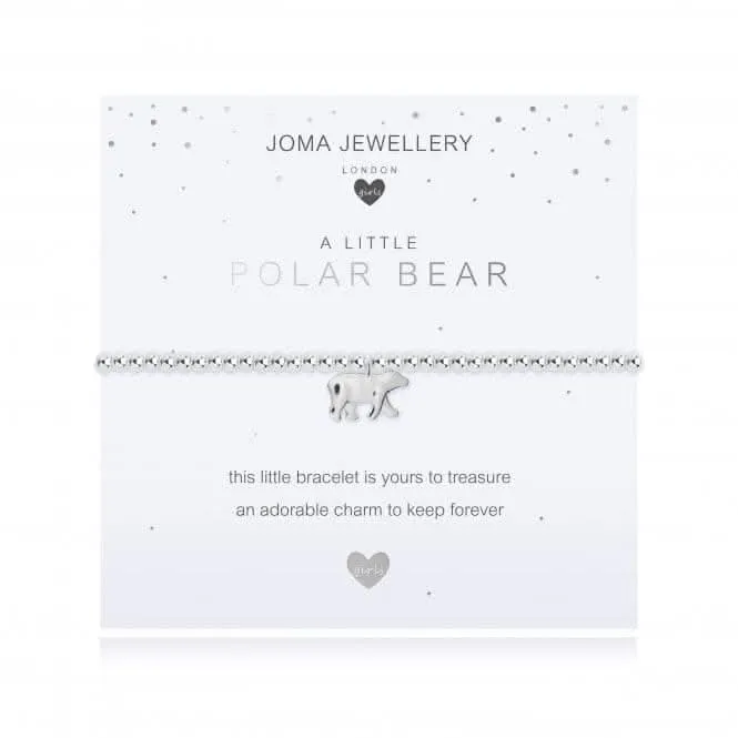 Children's a littles Polar Bear Bracelet  C514 Joma Jewellery