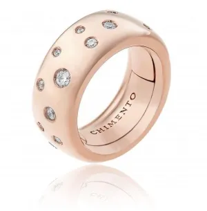 Chimento Jewellery Chimento Forever 18ct Rose Gold Diamond Adjustable Size-Fit Extra Wide Ring