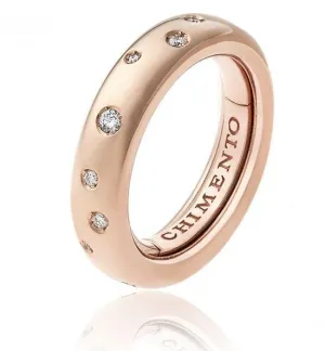 Chimento Jewellery Chimento Forever 18ct Rose Gold Diamond Adjustable Size-Fit Medium Ring