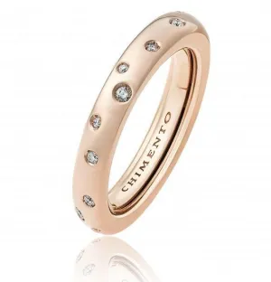 Chimento Jewellery Chimento Forever 18ct Rose Gold Diamond Adjustable Size-Fit Slim Ring