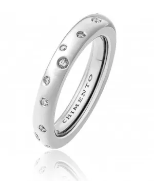 Chimento Jewellery Chimento Forever 18ct White Gold Diamond Adjustable Size-Fit Slim Ring