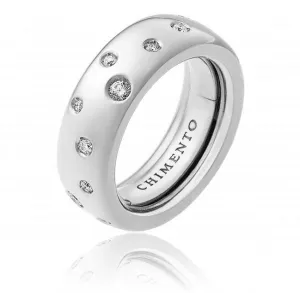 Chimento Jewellery Chimento Forever 18ct White Gold Diamond Adjustable Size-Fit Wide Ring