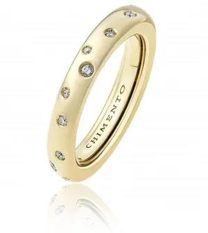 Chimento Jewellery Chimento Forever 18ct Yellow Gold Diamond Adjustable Size-Fit Slim Ring