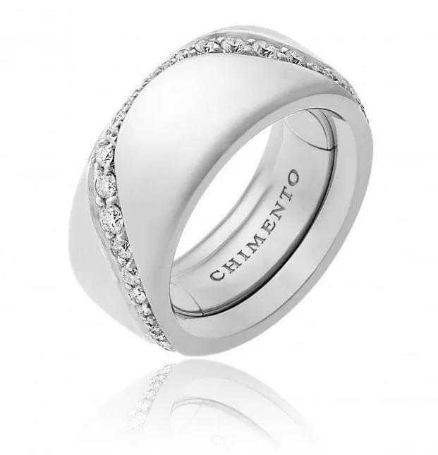 Chimento Jewellery Chimento Forever Essenza 18ct White Gold Diamond Adjustable Size-Fit Ring