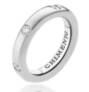 Chimento Jewellery Chimento Forever Stack Me 18ct White Gold Diamond Adjustable Size-Fit Ring