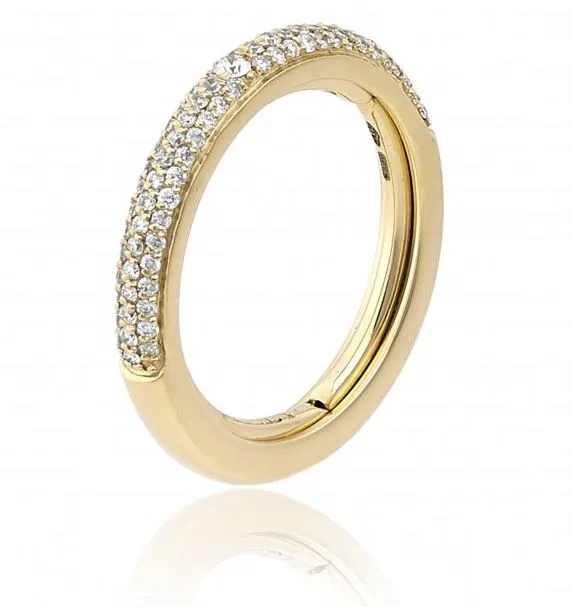 Chimento Jewellery Chimento Forever Stack Me 18ct Yellow Gold Diamond Adjustable Size-Fit Ring