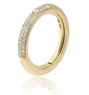 Chimento Jewellery Chimento Forever Stack Me 18ct Yellow Gold Diamond Adjustable Size-Fit Ring