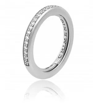 Chimento Jewellery Chimento Forever Stack Me Line 18ct White Gold Diamond Adjustable Size-Fit Ring
