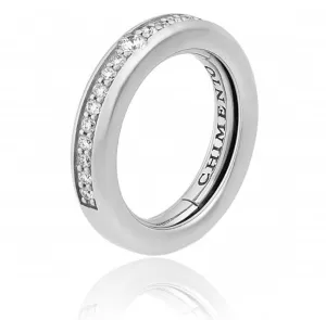 Chimento Jewellery Chimento Forever Stack Me Line 18ct White Gold Diamond Adjustable Size-Fit Ring