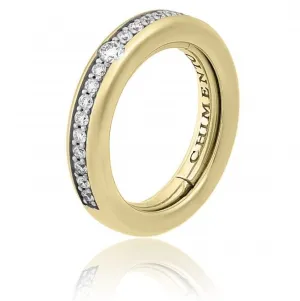 Chimento Jewellery Chimento Forever Stack Me Line 18ct Yellow Gold Diamond Adjustable Size-Fit Ring