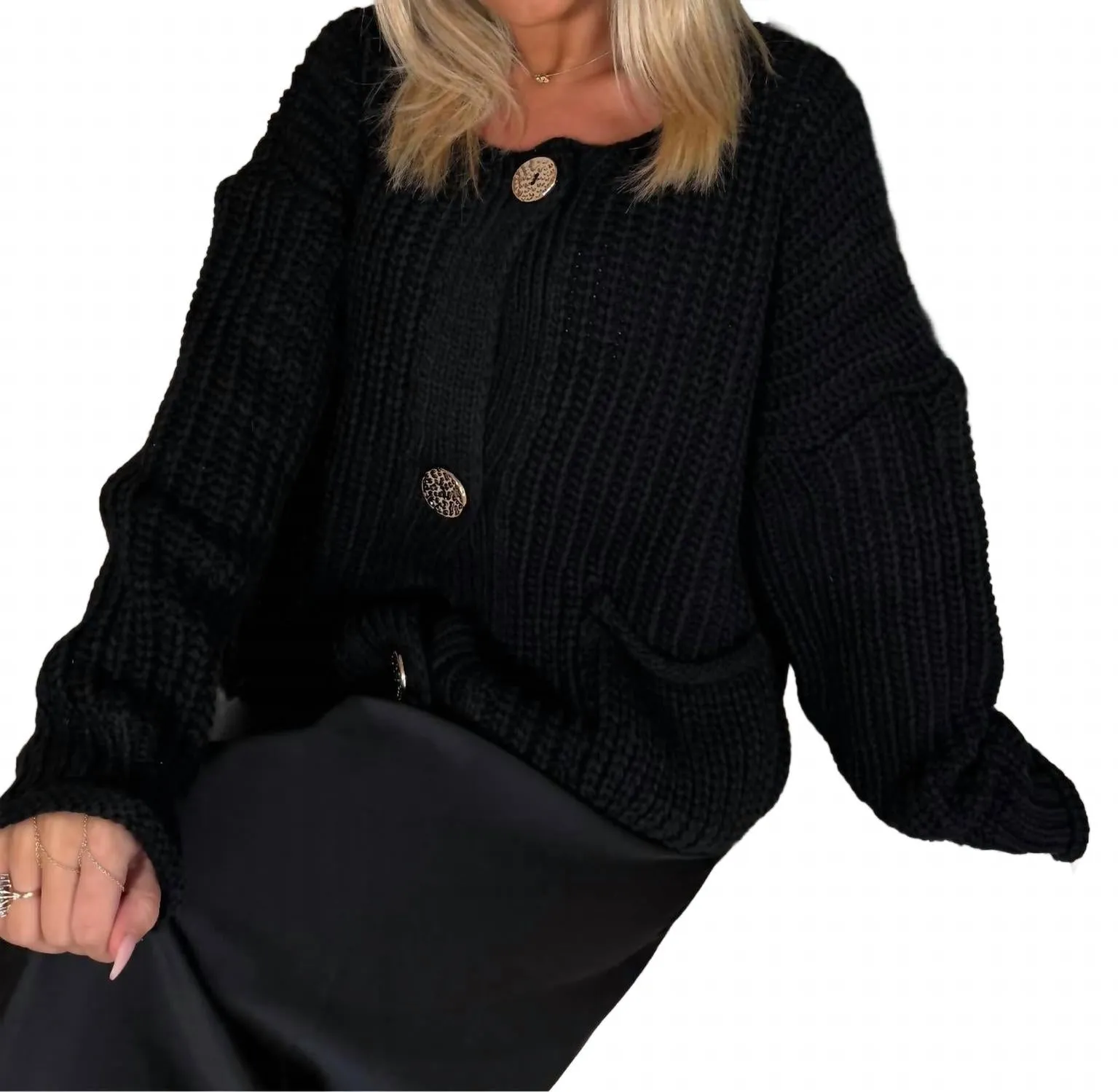 Chunky Sweater In Black