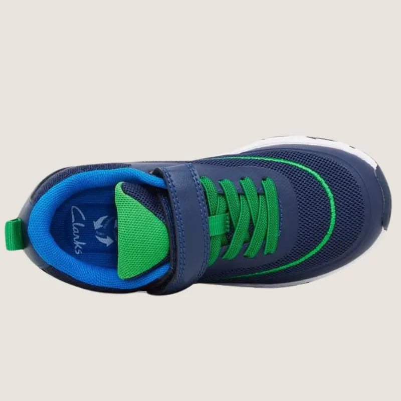 Clarks Kids North Adjustable Runner Shoes_Clarks