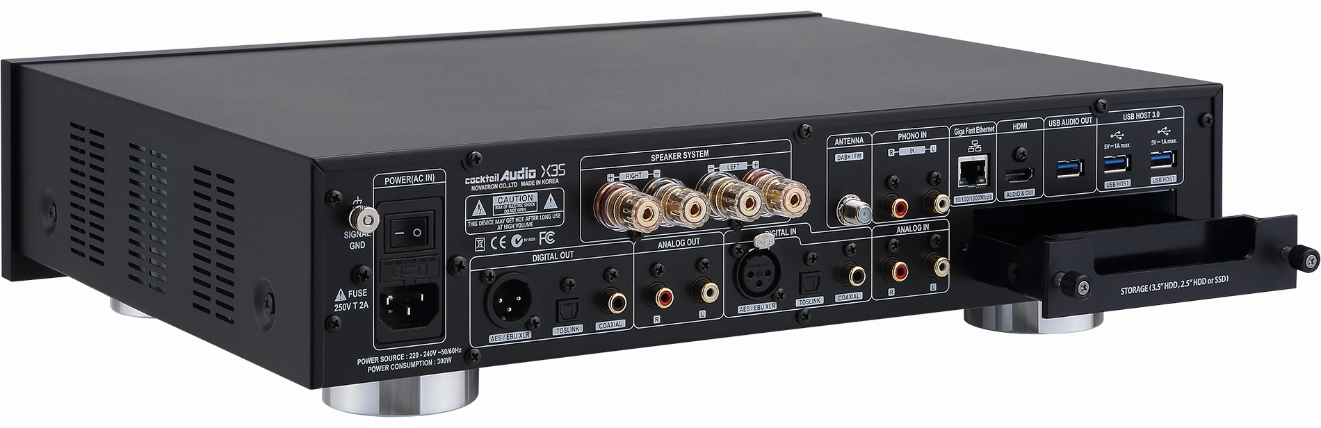 cocktailAudio X35 Integrated Amplifier, Network Streamer, CD Ripper & Music Player (Ex-Display)