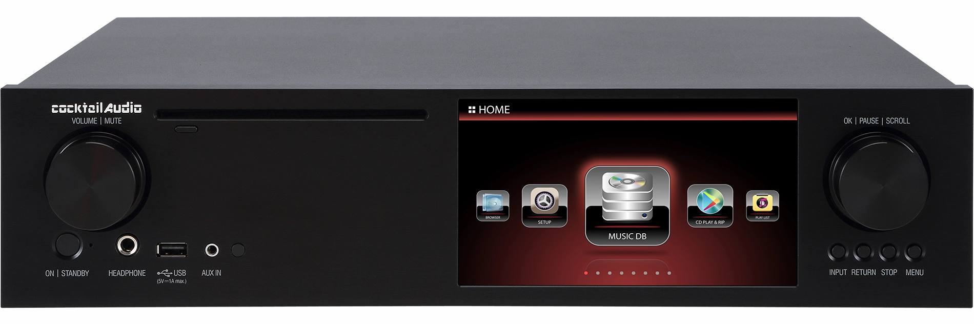 cocktailAudio X35 Integrated Amplifier, Network Streamer, CD Ripper & Music Player (Ex-Display) Amplifiers,Audio Amplifiers,Stereo Amps
