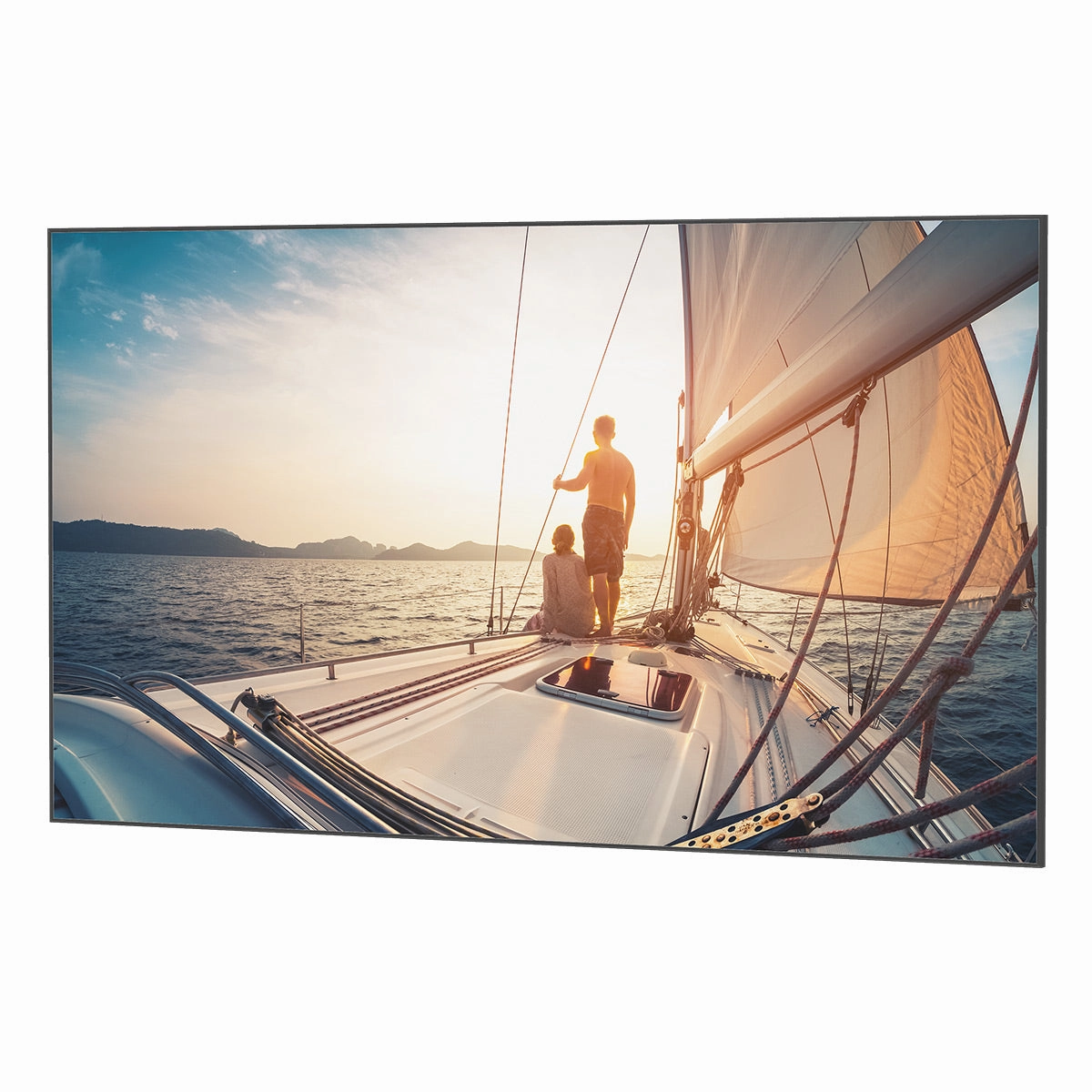 Da-Lite 23660 UTB Contour 110" Diagonal 16:9 Projection Screen with HD Pro 1.1 Contrast