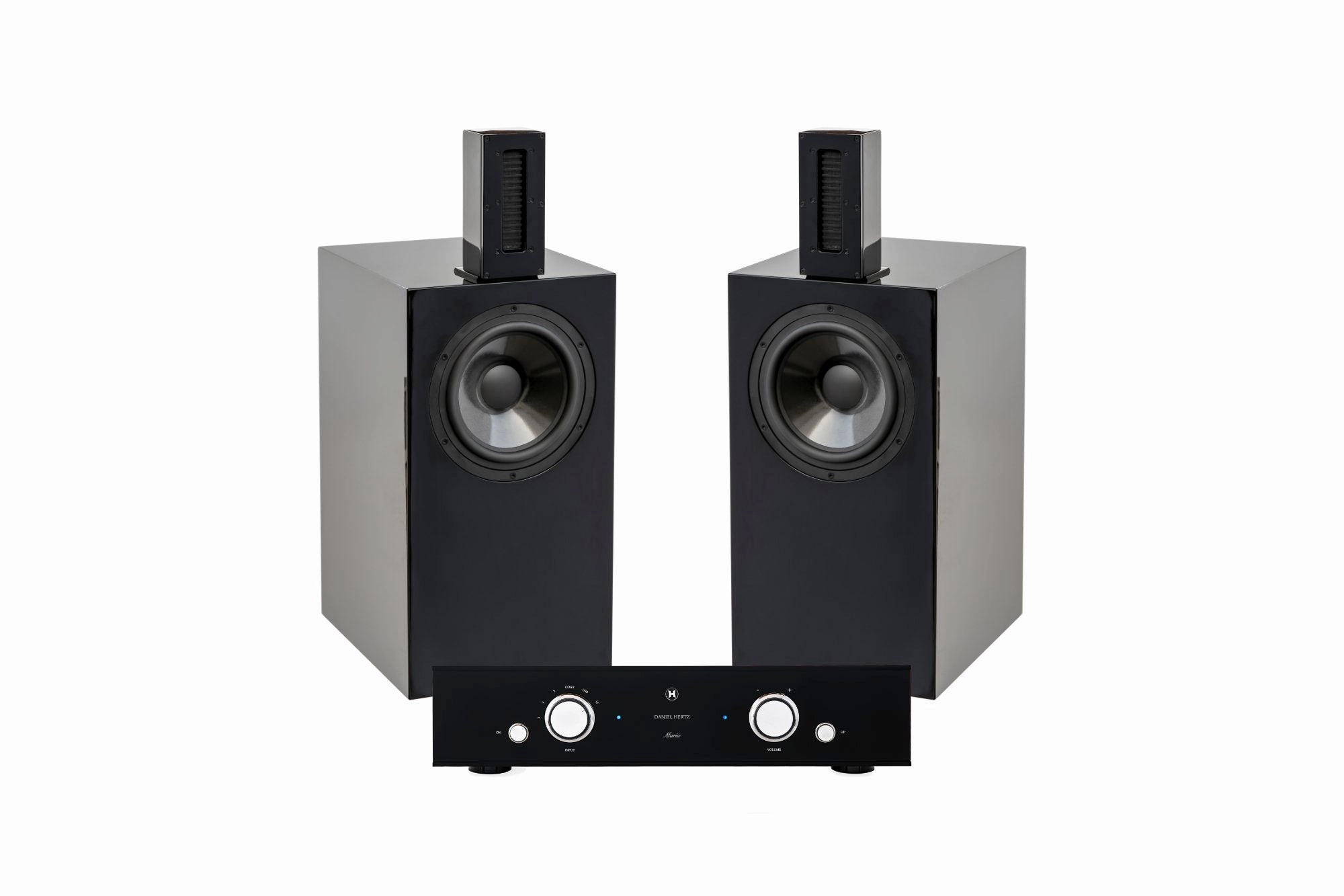 Daniel Hertz Chiara Speakers With Maria 800 Amplifier