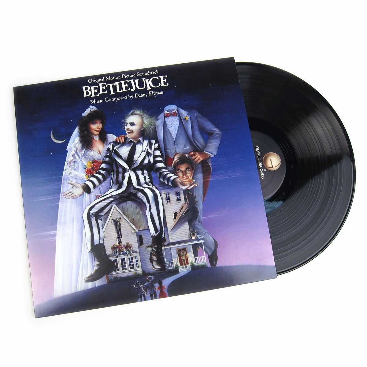 Danny Elfman: Beetlejuice Original Motion Picture Soundtrack Vinyl LP Soundtracks,Film Scores,Movie Music Gear