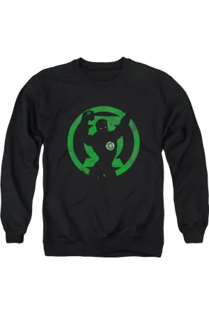 DC Comics Gl Symbol Knockout Adult Crewneck Sweatshirt