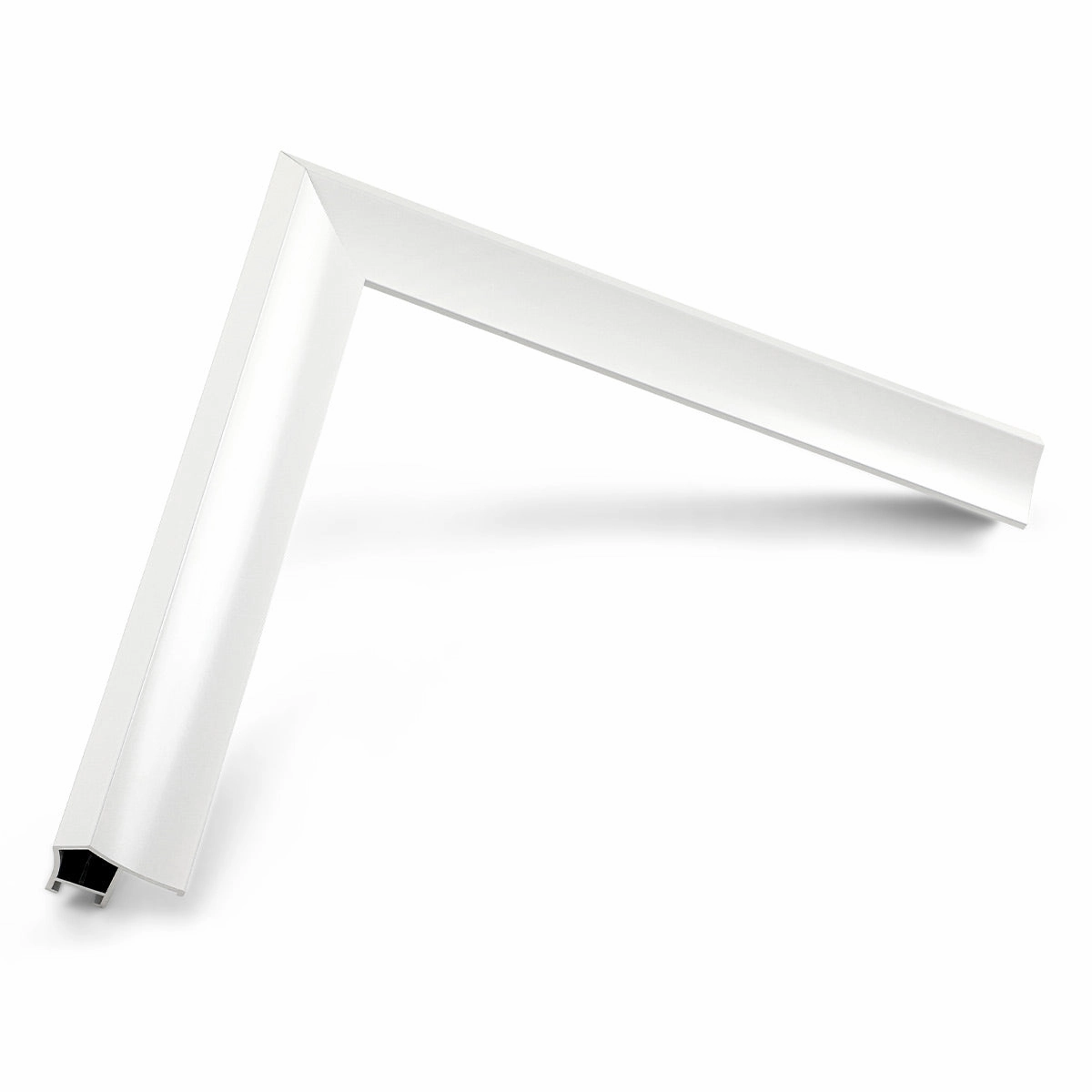 Deco TV Frames 32" Alloy Prismatic Frame for Samsung The Frame TV 2021-2025 (Pure White)