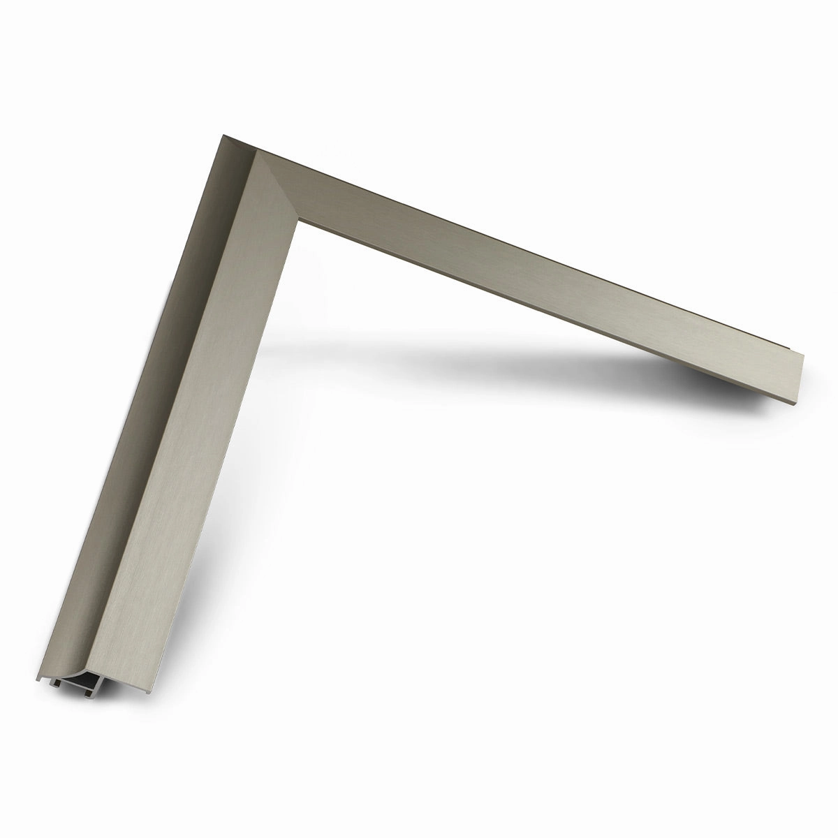 Deco TV Frames 32" Alloy Scoop Frame for Samsung The Frame TV 2021-2025 (German Silver)