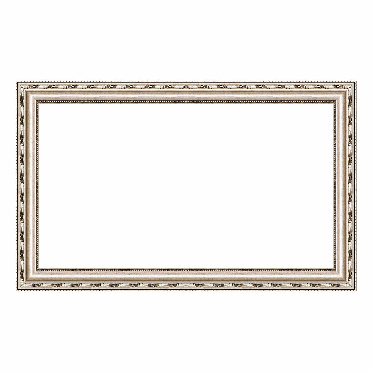 Deco TV Frames 32" Frame For Samsung The Frame TV 2021-2025 (Ornate Silver)