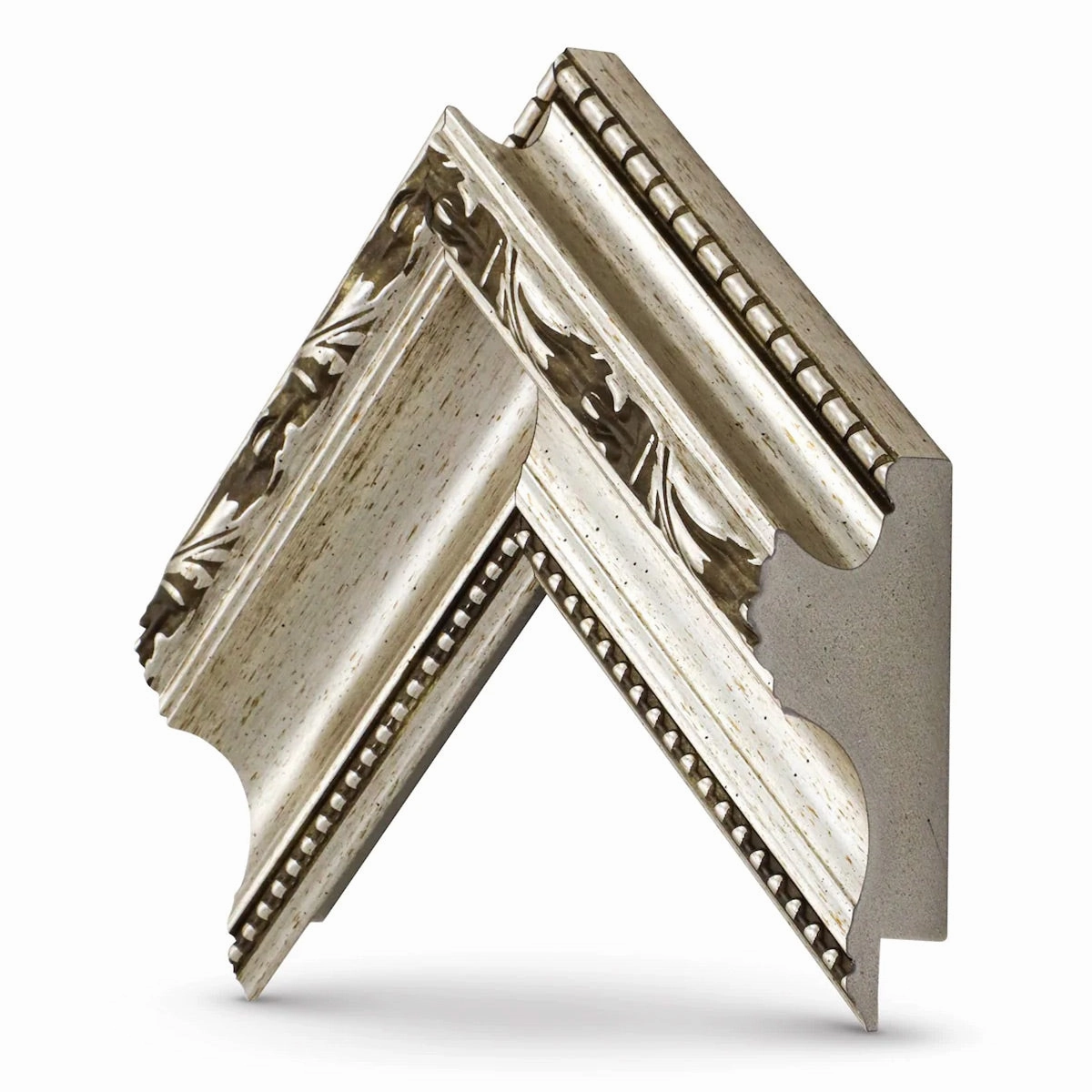 Deco TV Frames 32" Frame For Samsung The Frame TV 2021-2025 (Ornate Silver)