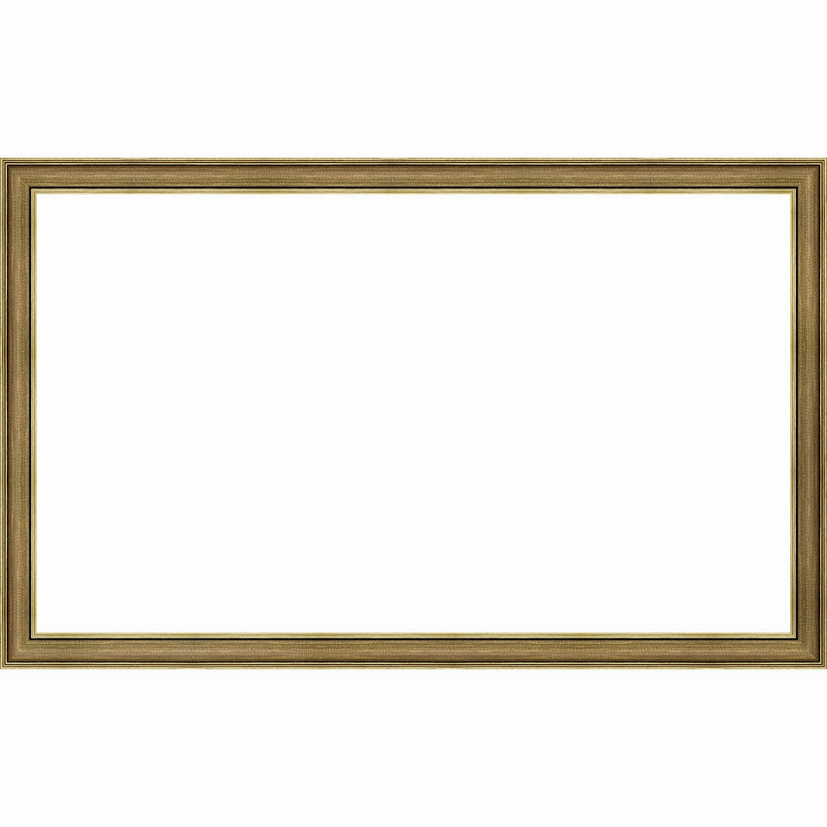 Deco TV Frames 32" Slim Frame for Samsung The Frame TV 2021-2025 (Industrial Brass)
