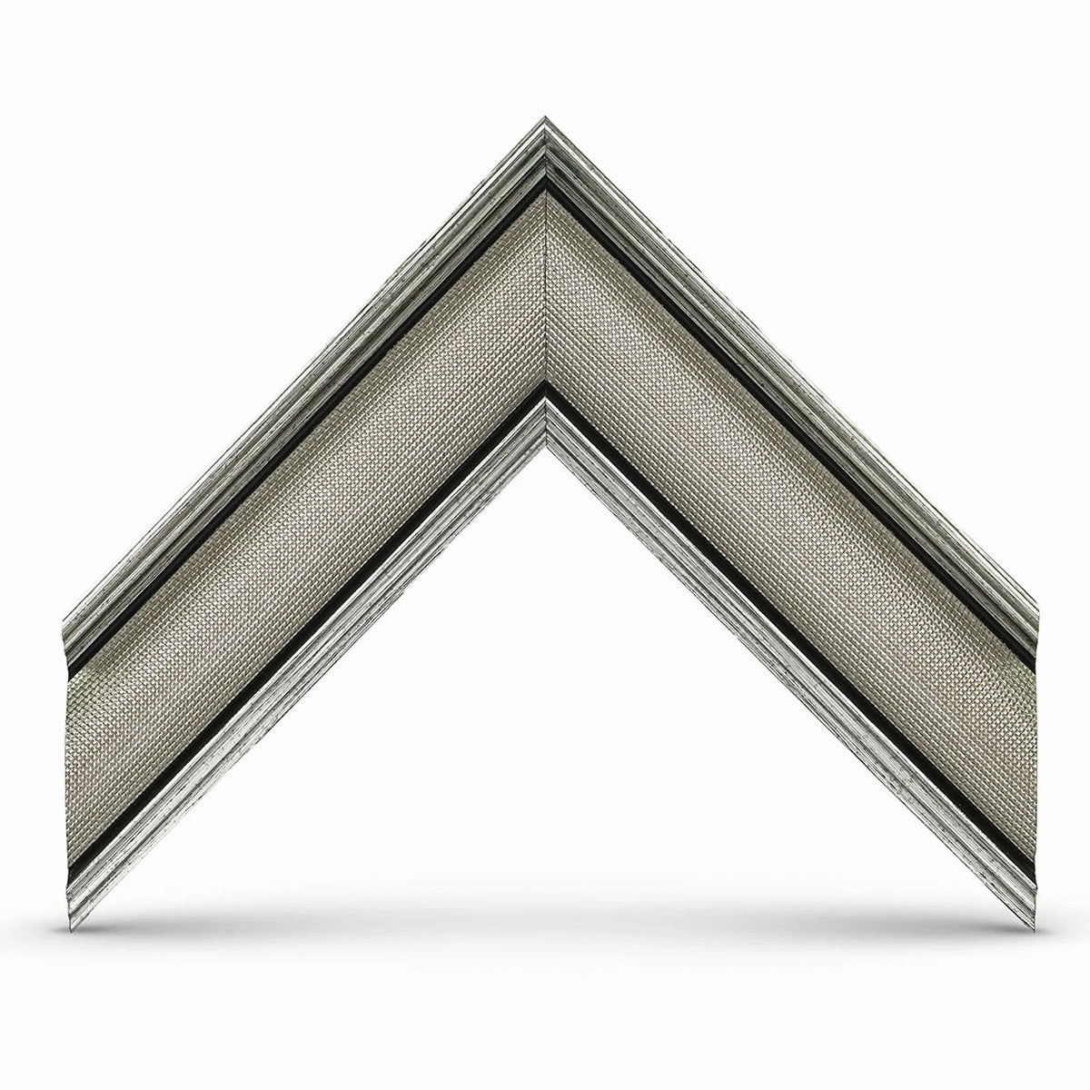 Deco TV Frames 32" Slim Frame for Samsung The Frame TV 2021-2025 (Industrial Nickle)